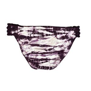 Lucky Brand Hipster Swimsuit Bottoms – Purple & White Design